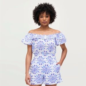 NWT Hill House Blue and White Floral SET